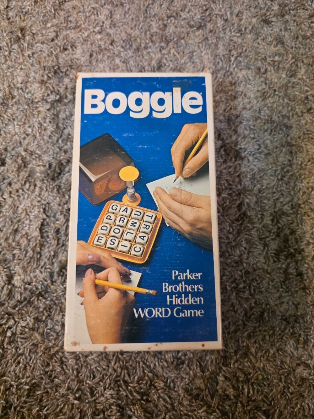 Vintage Game - 1976 Boggle Hidden Word Game by Parker Brothers - Complete